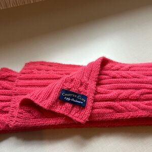 Charter Club Vibrant Pink 2ply Cashmere Scarf